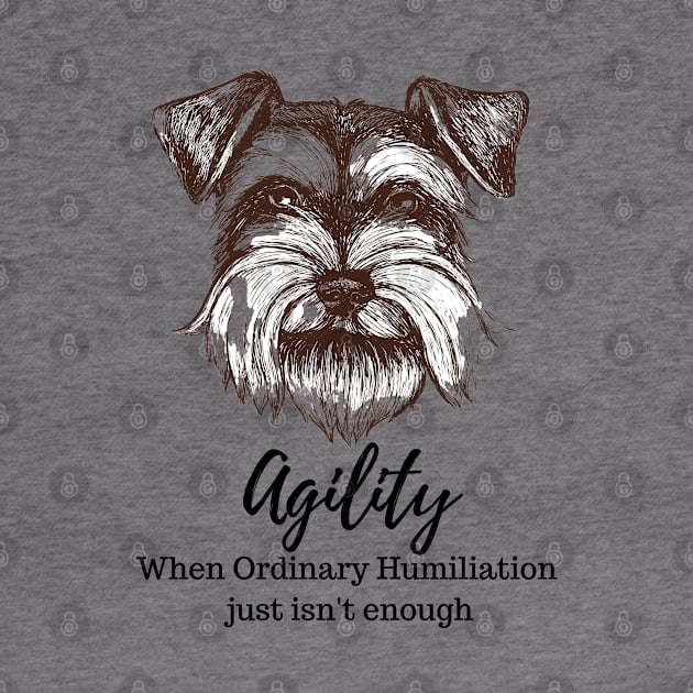 Schnauzer Agility Humiliation by Jumpin' K-9's Store